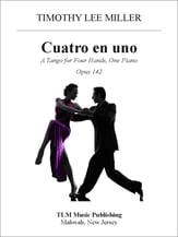 Cuatro en uno piano sheet music cover